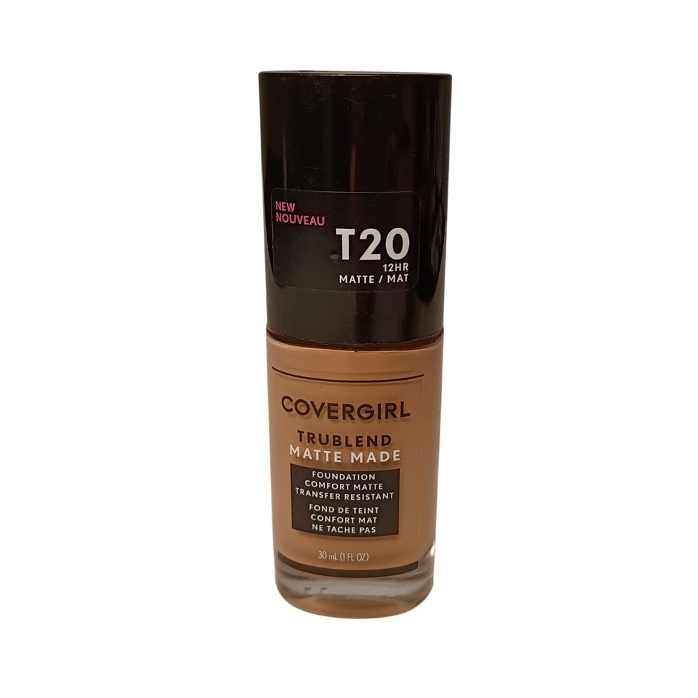 Covergirl Trublend Matte Made Foundation Comfort‎ Matte 1oz./30ml Soft Honey NEW